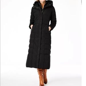 Ankle length puffer jacket